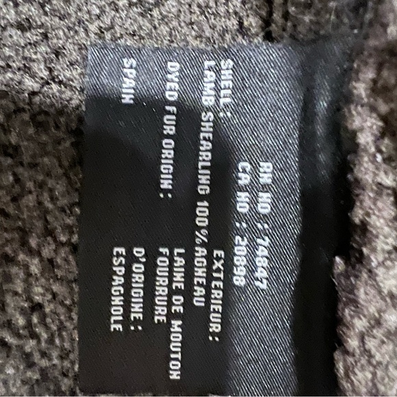 Andrew Marc Black Shearling Jacket - Picture 5 of 5